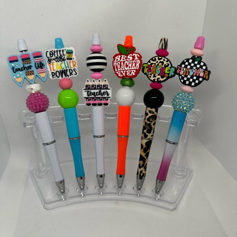 Beaded pens.